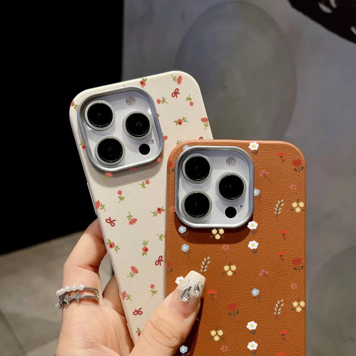 Floral Leather Pattern Retro F - Samsung Galaxy A55 review and price