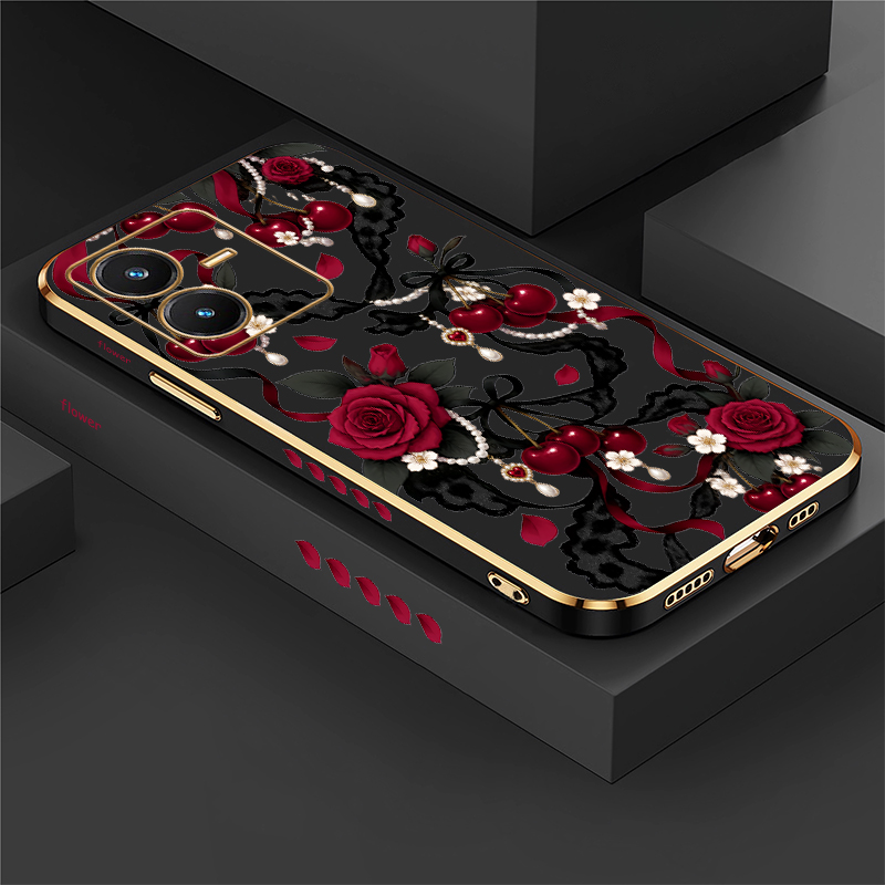 Rose Print Case For Vivo Y28 S - Vivo Y28 review and price
